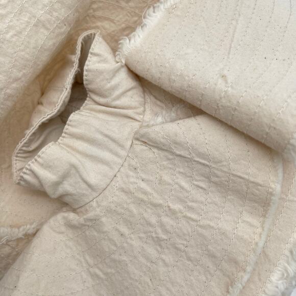 Jacquemus | La Brassiere Artichaut Ruffled Bralette in Off White Crop Top 34 XS - Picture 13 of 16